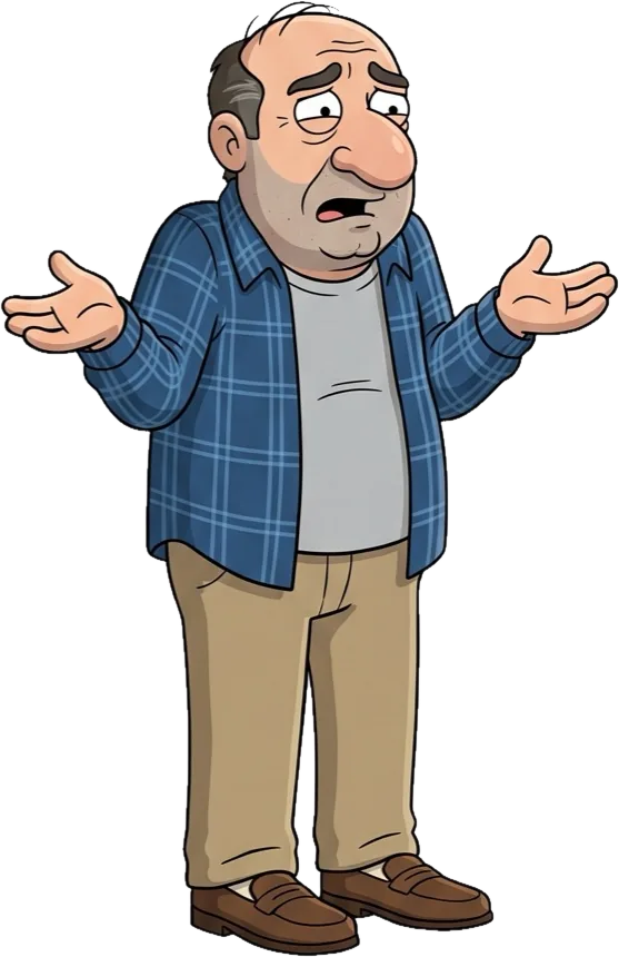 Pino che alza le spalle come per dire boh